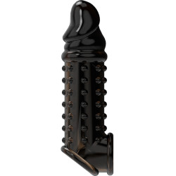 VirilXL Gaine de pénis perlée Viril XL V11 15.5 x 4cm Noire